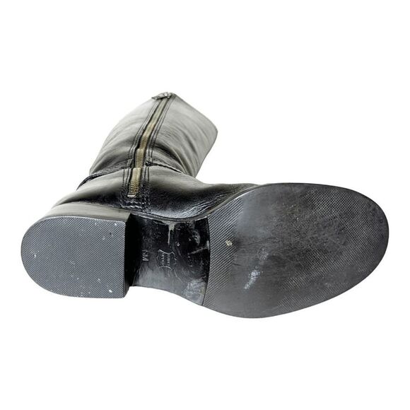 TORY BURCH Aaden Black Leather Riding Boot Size 5M - Picture 9 of 9